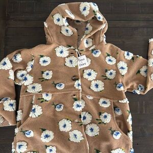 DAVI & DANI Brown Floral Jacket